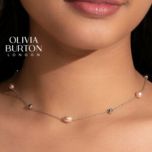 _ő1500~OFFN[|E12/11 1:59^ OLIVIA BURTON Signature Trend By the Sea p[ lbNX r[Y Vo[IrAEo[g oC U V[ Pearl Beaded Silver Necklace Wp[ r[Y @ i