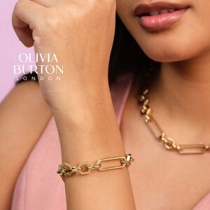 OLIVIA BURTON Trend Hex Link �u���X���b�g �S�[���h �I���r�A�E�o�[�g�� �w�b�N�X �����N Gold Bracelet �n�j�J�� �Z�p�` �@�� ��i