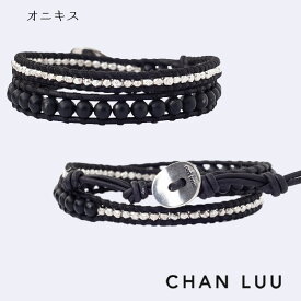 CHAN LUU／チャンルー ストーン・パール ビーズミックス 2連ラップブレスレット アクセサリー ジュエリー ブレスレット レディース プレゼント スワロフスキー 母の日