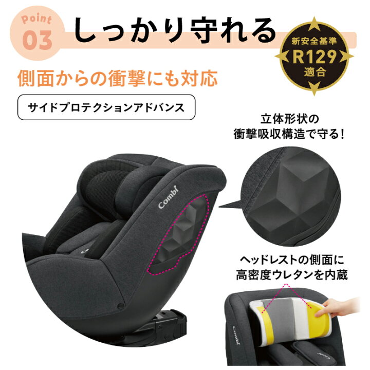 楽天市場】コンビ クルムーヴ R129 エッグショック CA サンシェード 