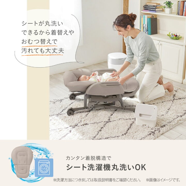 楽天市場】Combi コンビ ネムリラFit AQ 手動タイプ ベビーラック ハイ  