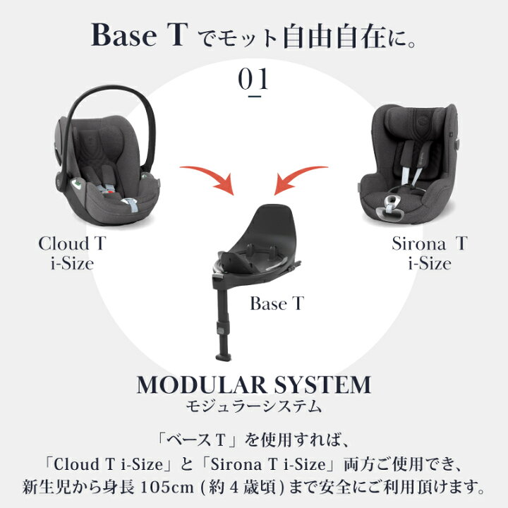 楽天市場】サイベックス クラウド T i-Size + ベースT セット cybex  