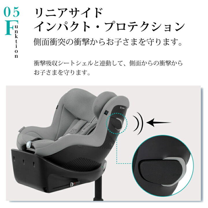 楽天市場】サイベックス シローナ Gi i-Size cybex sirona isofix 回転 
