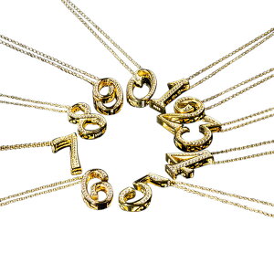 Eclliance �G�N���A���X Number Necklace S925 �i���o�[ �l�b�N���X �����Y ���f�B�[�X �u�����h