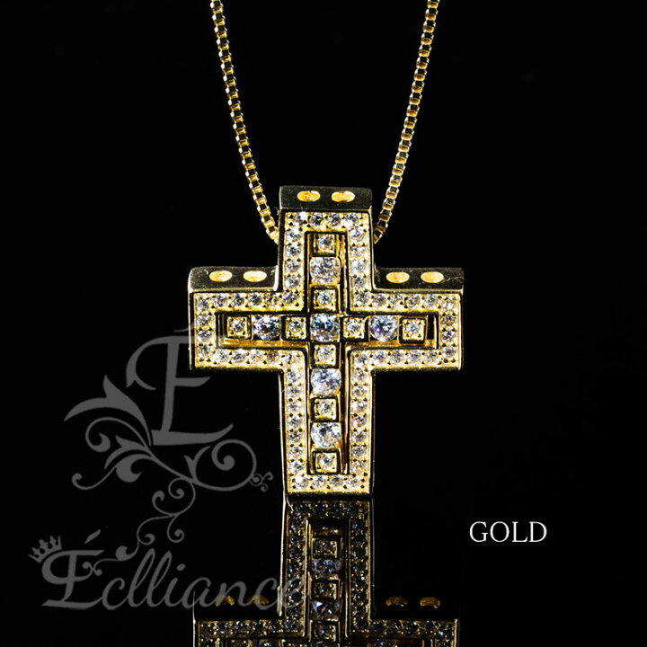 楽天市場】Eclliance エクリアンス S925 18k Cross Necklace 