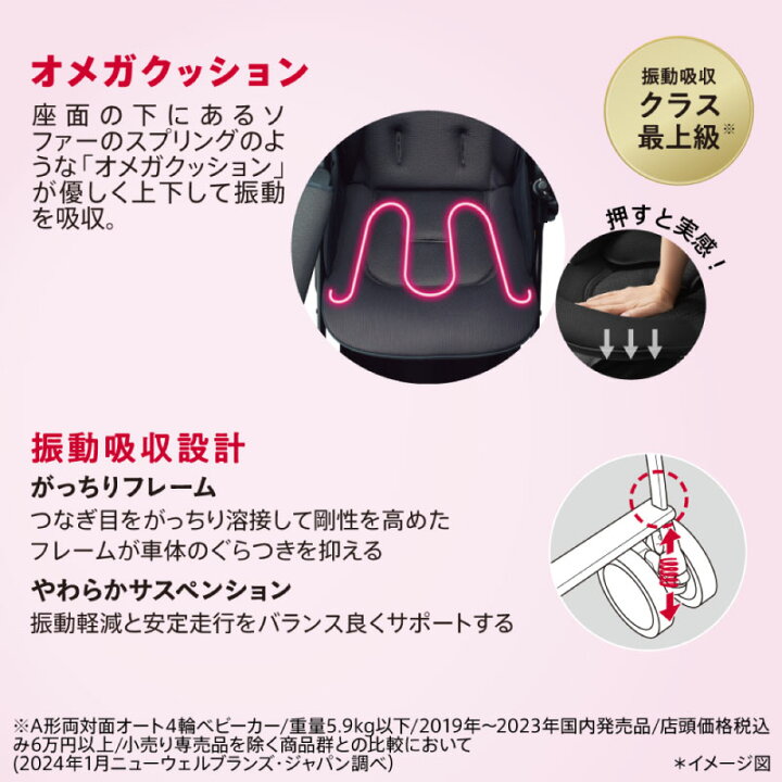 楽天市場】Aprica アップリカ ラクーナクッションAG ベビーカー : GISE 