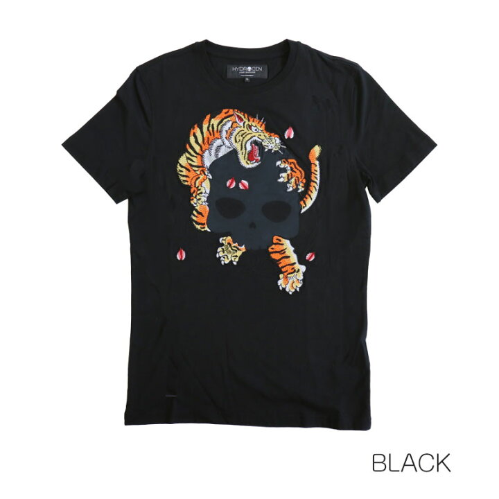楽天市場】HYDROGEN ハイドロゲン TIGER HORIOKAMI TEE タイガー ホリ 