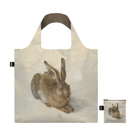 LOQI ローキー ALBRECHT DURER 野うさぎ Young Hare MUSEUM Collection エコバッグ リサイクル Green Circle バッグ 折りたたみ コンパクト