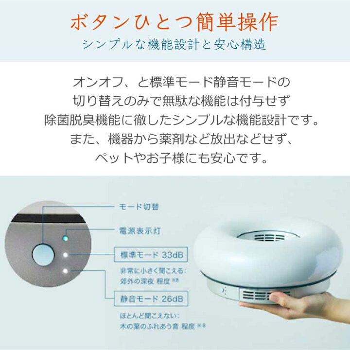 楽天市場】空間除菌脱臭機 QAIS-air- 03 クワイスエアーゼロスリー 