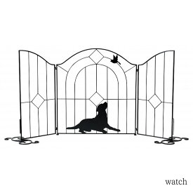 シルエットゲート（DOG）ペット 階段 ゲート 玄関 watch SETOCRAFT セトクラフト 犬 おしゃれ パーティション ガーデン ペットゲート 置くだけ フェンス 折り畳み 連結 柵 庭 室内