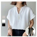 【限定SUMMER SALE最大50%OFFクーポン配布】パール釦 七分袖 ブラウス 夏 春夏 秋 オフィスブラウス オシャレ きれいめ ブラウス 大人 通勤OL ゆったりシャツ 大きいサイズ 20代 40代 30代 50代 60代 春物 ブラウス オフィスカジュアル 母の日
