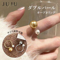 楽天市場】ダブルパールリング（ジュエリー・アクセサリー）の通販