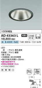 12/4`12/11IyVX[p[SALE@ő47{@yňlɒz@ RCY~Ɩ KOIZUMI LED_ECg*AD43363L