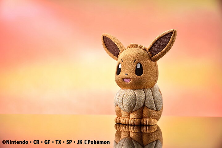 楽天市場】ポケモン Pokemon 真多呂人形 イーブイ 江戸木目込み人形  