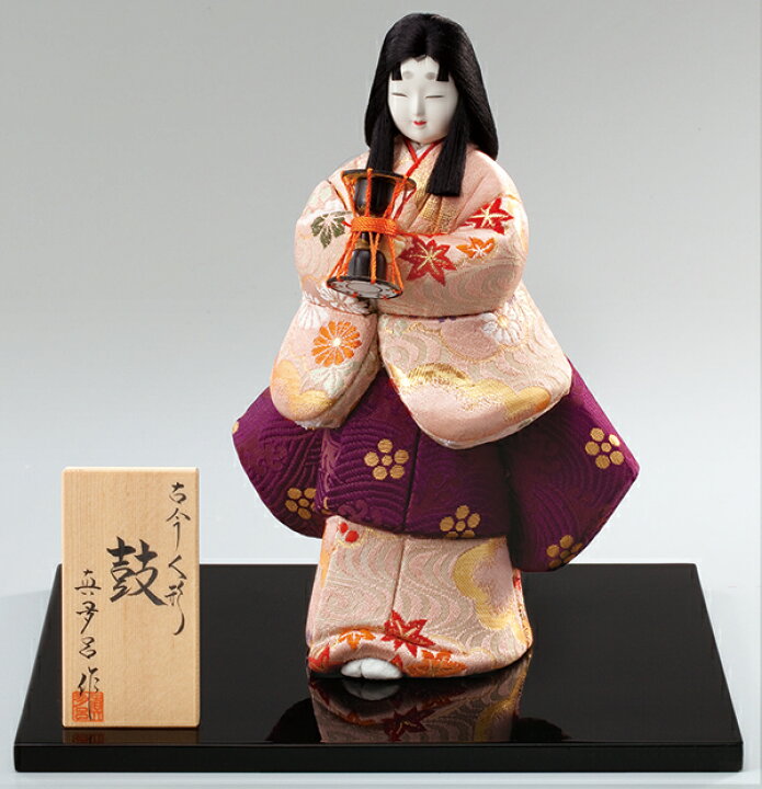 楽天市場】【P最大10倍＆2000円OFFクーポン】 真多呂 古今浮世人形 鼓 