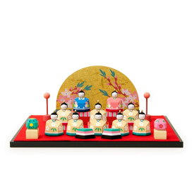 雛人形 伊予一刀彫 南雲 花の宴 木製 一刀彫 木彫 手作り おしゃれ