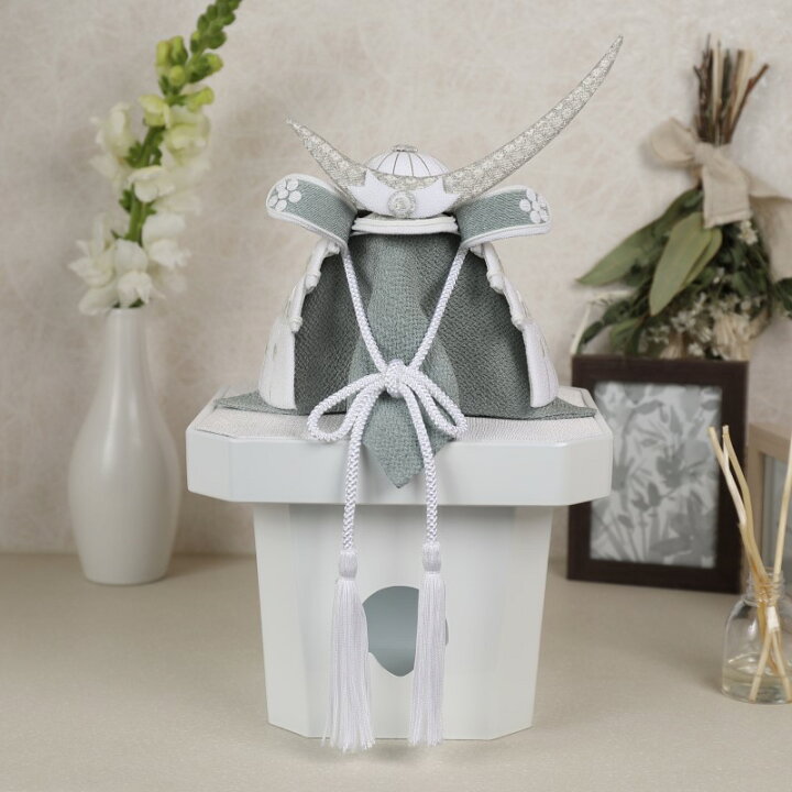 楽天市場 日全商品ポイント最大15倍 五月人形 心白 Kohaku 兜平飾り 兜飾り 伊達 グレー 人形のこどもや本店限定オリジナルカラー おしゃれ 人形のこどもや本店