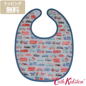 【25日最大P13倍】 Cath Kidston キャスキッドソン 625548 キッズビブ リトルウィールズ ペールグレー ギフト おしゃれ