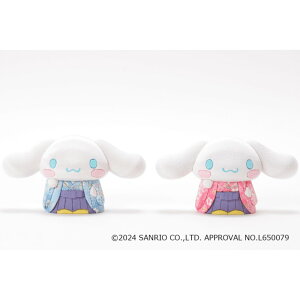 招き猫 サンリオキャラクターズ 柿沼東光 江戸木目込み人形 招きシナモロール 桃 青 高さ約9cm サンリオ シナモロール 伝統工芸 人形 和風 ちりめん お土産 ギフト プレゼント 雑貨 純国産 日