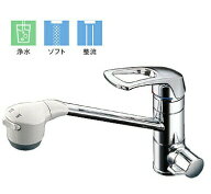 ◇【平日12時まで当日出荷】TOTO TKG38BSA 元止め式台付シングル混合水栓（浄水器用、吐水切替）≪TOTO T…