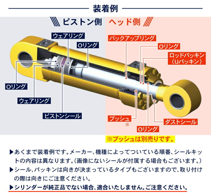 シールキット コマツPC200-3(-35302) バケットシリンダーキット シールヘッド側 シリンダー シール オイル シールキット コマツPC20UU-3  アームシリンダーキット シールヘッド側 シリンダー シール オイルシール oリング シールキット コマツPC28UG-2 ブームシリンダーキット シールフルキット シリンダー シール オイルシール oリング