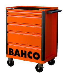 BAHCO|ツールストレージエントリー引き出し5段|1472K5|バーコ|ツールキャビネット|6色展開(オレンジ グレー ホワイト ブラック レッド ブルー)