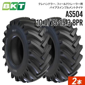 �C���v�������g�^�C�� 10.0/75-15.3 8PR �`���[�u�^�C�v AS504 2�{ BKT �o�C�A�X