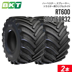 �g���N�^�[�^�C�� 900/60R32 �`���[�u���X RT600 2�{ BKT ���W�A��