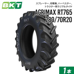 gN^[^C 280/70R20 `[uX RT765 1{ BKT WA ݊TCY 8.3R20