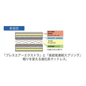 フランスベッドマジョリーノ501-DRBAE(引出し収納付)