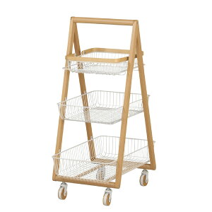 ワゴン キャリーバスケットワゴン M サイズ CARRY BASKET WAGON-M LIV-CM3 インテリア ブランド Mash キャスター付き 収納 おしゃれ