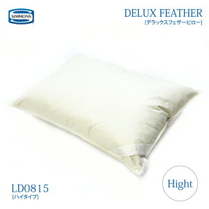 K̔X VY fbNXtFU[s[ 50×70cm LD0815 nC^CviF߁j zeTCY  SIMMONS DELUX FEATHER PILLOW