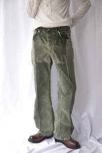 �y�����Y�V�i�zEDWARD CUMING (�G�h���[�h�E�J�~���O) MOSS FOG JEANS �Z���^�[�V�[�����C�h�f�j���p���c WASHED DARK GREEN [NEW]