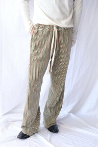 �y�����Y�V�i�zEDWARD CUMING (�G�h���[�h�E�J�~���O) TWISTED TRACK PANT �X�g���C�v�C�[�W�[�X�E�F�b�g�p���c GREEN-GREY-ORANGE [NEW]