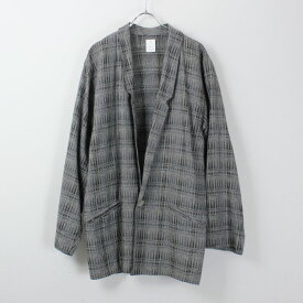 【中古】【送料無料】(KA) COMPANY NORD (カンパニー・ノード) JACQUARD JACKET ジャカード ジャケット CHARCOAL [SIZE: (S)L相当 USED]