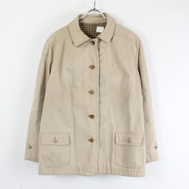 【中古】(KA) ROBINOW (ロビノウ) REVERSIBLE JACKET リバーシブル ジャケット BEIGE/GLEN CHECK [SIZE: M相当 USED]