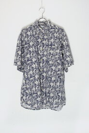 【中古】COLUMBIA (コロンビア) S/S FISH PATTERN COTTON SHIRT 半袖 フィッシュ パターン コットン シャツ BLUE MULTI [SIZE: M USED]