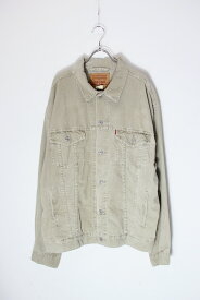 【中古】LEVI'S (リーバイス) 90'S 3RD CORDUROY JACKET 90年代 サード コーデュロイ ジャケット BEIGE [SIZE: XL USED]