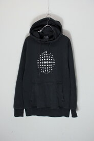 【中古】PALACE (パレス) SHPERE LOGO PULLOVER HOODIE SWEAT SHIRT スフィア ロゴ プルオーバー フーディー スウェットシャツ BLACK [SIZE: M USED]