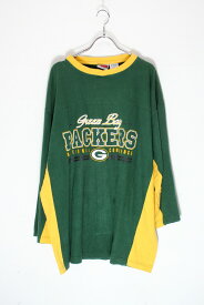 【中古】THE EDGE (ジエッジ) 98'S NFL GREEN BAY PACKERS L/S T-SHIRT 98年代 エヌエフエル グリーン ベイ パッカーズ 長袖 Tシャツ GREEN [SIZE: XL USED]