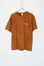 【中古】CHAMPION (チャンピオン) MADE IN USA 90'S ONE POINT T-SHIRT USA製 90年代 ワンポイント Tシャツ BROWN [SIZE: M USED]