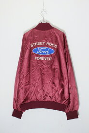 【中古】WESTARK (ウエストアーク) MADE IN USA 80'S FORD NYLON STADIUM JACKET USA製 80年代 フォード ナイロン スタジアム ジャケット WINE RED [SIZE: 2XL USED]