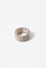 【中古】 TIFFANY & CO. (ティファニーアンドコー) 925 SILVER MESH RING 925 シルバー メッシュ リング [SIZE: 12号相当 USED]