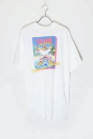 【中古】CAMEL (キャメル) MADE IN USA 92'S S/S CLUB CAMEL MEMBER BACK PRINT ADVERTISING T-SHIRT USA製 92年代 半袖 クラブ キャメル メンバー バック プリント アドバタイジング Tシャツ WHITE [SIZE: XL DEADSTOCK/NOS]