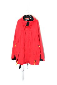 【中古】MARLBORO (マルボロ) 90'S ZIP UP NAYLON MOUNTAIN PARKA 90年代 ジップ アップ ナイロン マウンテン パーカー RED [SIZE: L USED]