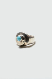 【中古】 VINTAGE MEXICAN JEWELRY ( ヴィンテージ メキシカン ジュエリー ) MADE IN MEXICO 925 SILVER RING W/TURQUOIS メキシコ製 925 シルバー リング ターコイズ [SIZE: 15号相当 USED]