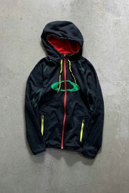 【中古】OAKLEY (オークリー) MADE IN MEXICO 12'S ZIP SWEAT HOODIE メキシコ製 12年 ジップ アップ スウェットフーディー BLACK [SIZE: M USED]