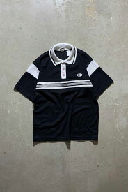 【中古】NEXT (ネクスト) MADE IN USA 90'S S/S POLO SHIRT USA製 90年代 半袖 ポロ シャツ BLACK [SIZE: M USED]