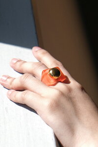 �y���f�B�[�X�V�i�zLUCAS JACK (���[�J�X �W���b�N) RECTANGLE RING �N���A �����O BLAZING ORANGE�mNEW]
