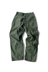 【中古】 US ARMY (ユーエス アーミー) 73'S BAKER PANTS 73年 ベイカー パンツ / KHAKI [SIZE: 33 USED]
